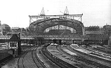 Der Hauptbahnhof im Bau 1905