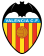 Klub címer Valencia CF.