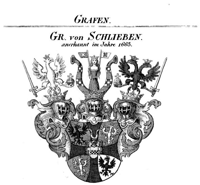 Datei:Wappen-Reichsgraf Schlieben-1663-Tyroff HA.jpg