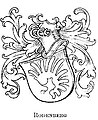 Wappen des Johann von Rodenberg 1321