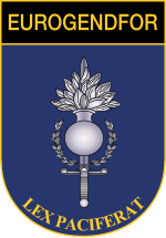 Coat of Arms of the European Gendarmerie Force.svg