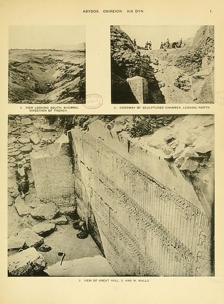 Datei:Entdeckung des Osireion in Abydos 1903.jpg