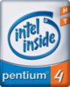Altes Logo des Intel Pentium 4 mit Hyper-Threading