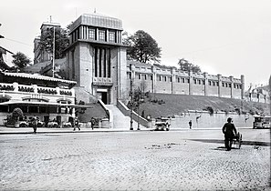 U-Bahnhof Hafentor (heute Landungsbrücken) der in Hamburg-St. Pauli, 1910/1912