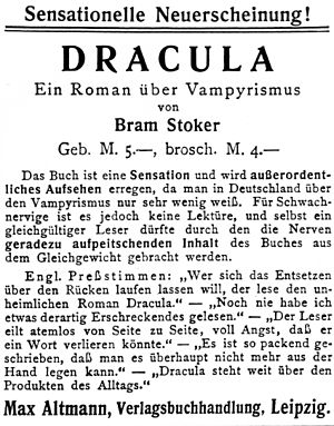 Roman Dracula: Handlung, Aufbau, Hintergrund