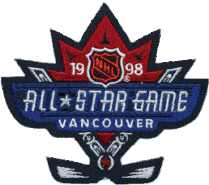 Das offizielle Logo des NHL All-Star Games 1998 Vancouver