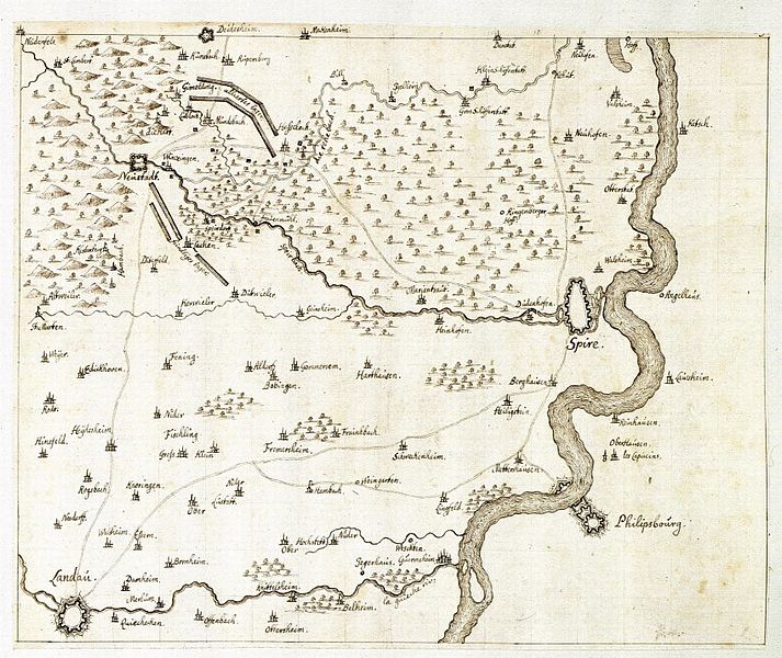 Datei:Plan der alliierten und französischen Lager am Speyerbach bei Neustadt.jpg