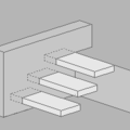 Bild 1 – eingespannte Treppe