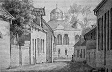 1880 erbaute und in der Novemberpogromnacht 1938 zerstörte Synagoge