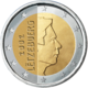 Rückseite der 2-Euro-Münze mit der Abbildung von Großherzog Henri.