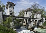 Bloqueo en el río Ljubljanica