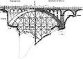 Bauskizze der Wäldlitobelbrücke bei Klösterle