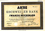 Vorschaubild für Eschweiler Bank