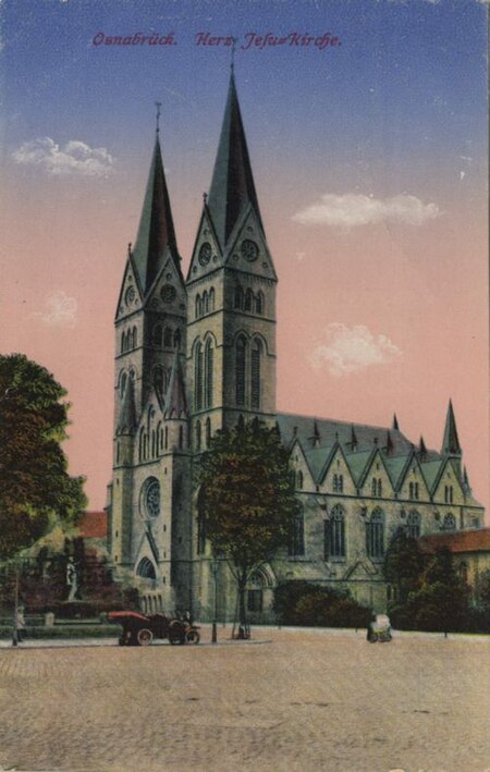 Herz Jesu Kirche Osnabrück um 1900