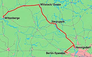 Route of the Prignitz-Express