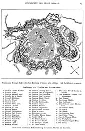 Die Festung Wismar um 1716