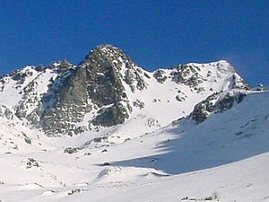 View from the south of the Volia veža and Žabia veža