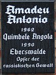 Amadeu Antonio Kiowa, † 6. Dezember 1990, Eberswalde