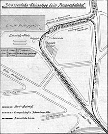 Erste Anbindung des ÖPNVs an den Bahnhof