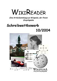 WikiReader Titelbild zum Schreibwettbewerb