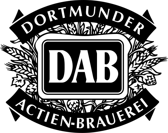 Dortmunder Actien-Brauerei, eine der drei letzten Dortmunder Brauereien. 556px-DAB_Dortmunder_Actien_Brauerei_Logo_alt.svg