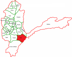 Location of Zebak in Badakhshan Province