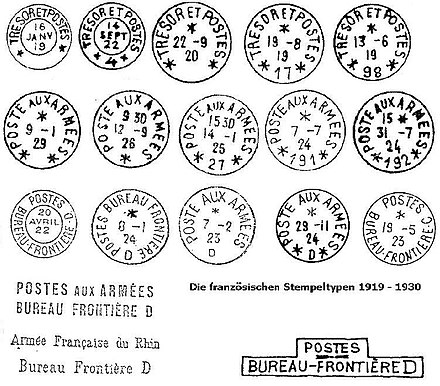 Feldpost Der Franzosen In Deutschland Nach Dem Ersten Weltkrieg 1918 1935 Wikiwand