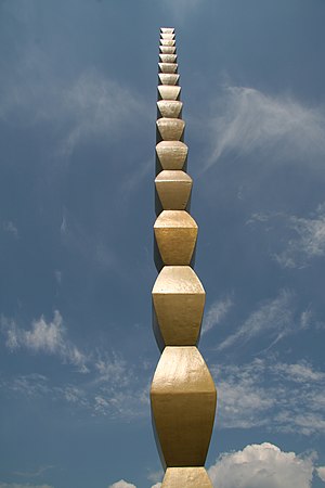 Coloana Infinitului Säule der Unendlichkeit (Constantin Brâncuși)