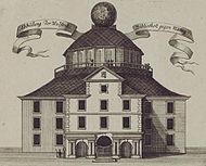 Rotunda-kirjasto 1700-luvulla, kaiverrus Anton August Beck