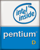 altes Logo des Intel Pentium D