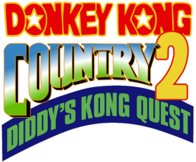 581px-Donkey Kong Country 2 Logo.png