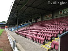 Das Stadion von Scunthorpe United, der Glanford Park