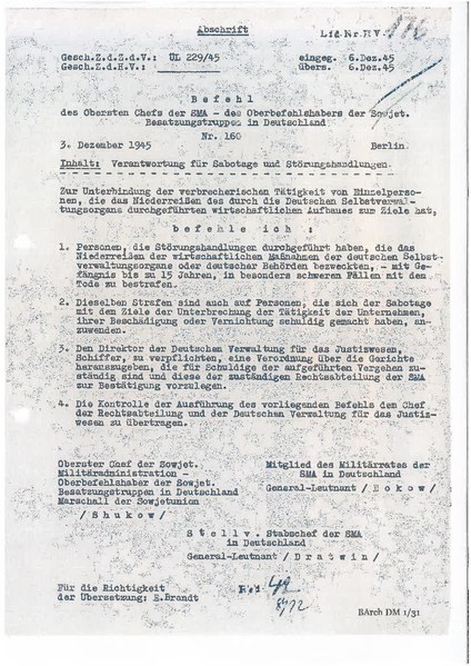 Datei:SMAD-Befehl Nr. 160, 03.12.1945 - 1.pdf