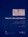 Vorschaubild für Tiroler Urkundenbuch