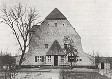 Villa Burger, Erlenweg 2, Kleinmachnow, im Jahr 1911 (1944 ausgebrannt, um 1970 abgetragen)