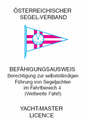 Vorderseite von „Befähigungsausweis für Weltweite Fahrt (Fahrtbereich 4)“