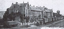 Bahnhof Nordenham mit der Butjadinger Bahn – historisches Postkartenmotiv (Ausschnitt)