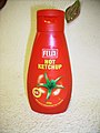 Eine Flasche Felix-HotKetchup