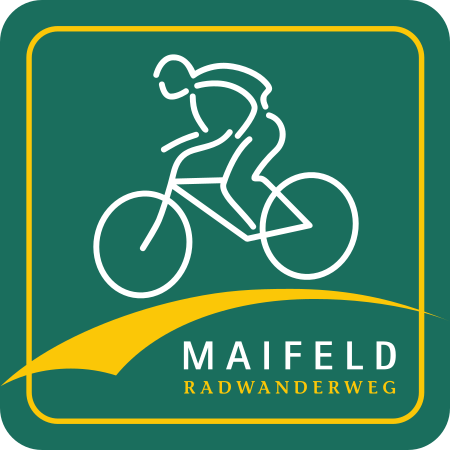 Maifeld Radweg Logo