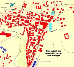 Die Innenstadt von Blantyre