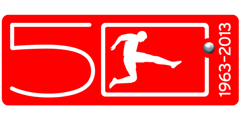 Datei:Fußball-Bundesliga 50 Saison Logo - Negativ.png