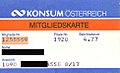 Mitgliedskarte Konsum Österreich