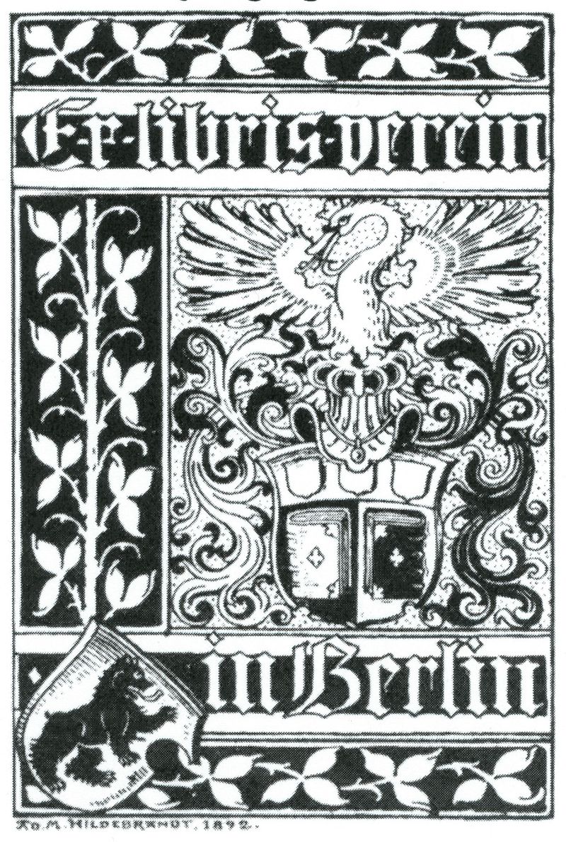 ** Exlibris ** 800px-Exlibrisverein_Hildebrandt_1892
