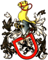 Wappen Kerkring in Max von Spießen, Wappenbuch des Westfälischen Adels, 2. (Bild-)Band Görlitz 1903, gezeichnet von Adolf Matthias Hildebrandt, in teilweise anderen Farben
