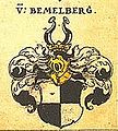 Wappen der süddeutschen Linie der Freiherren von Boyneburg, welche sich von Bem(m)elberg nannten