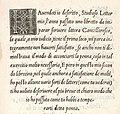 Kursive Drucktypen von Vicentino 1523