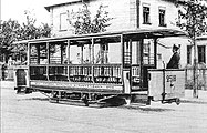 Beiwagen 2518 (Bj. 1899) noch mit offenen Seitenwänden