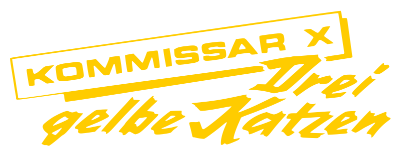 Datei:Kommissar X Drei gelbe Katzen Logo 001.svg