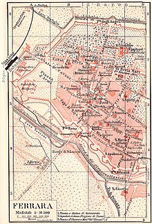 Historischer Stadtplan von 1907.