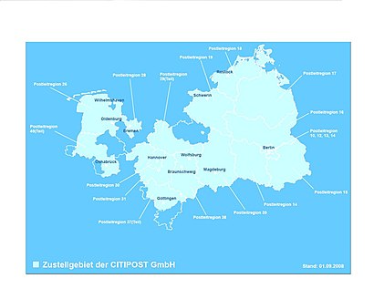 So kommt man zu Citipost mit den Öffentlichen - Mehr zum Ort Hier